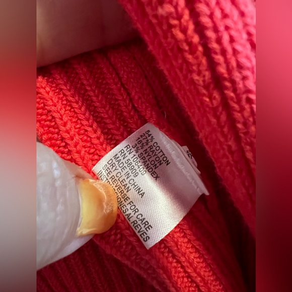 Alex Marie Knit Red Cardigan Zip Front Size S - Picture 5 of 7